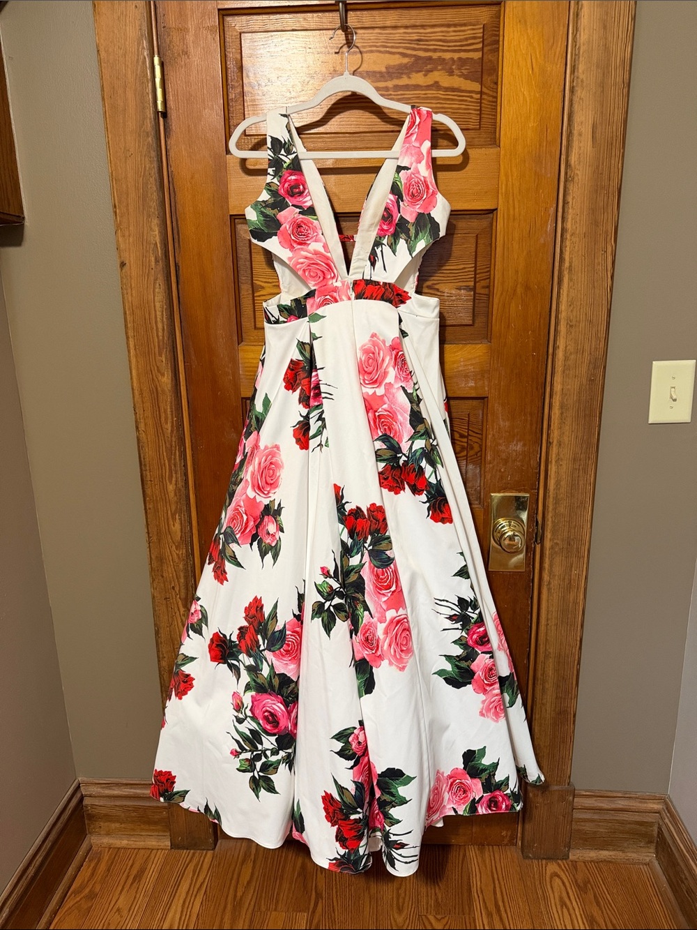 JVN Jovani Formal Gown Prom Dress Size 10 A-Line Long Gown Full Length - Picture 6 of 9
